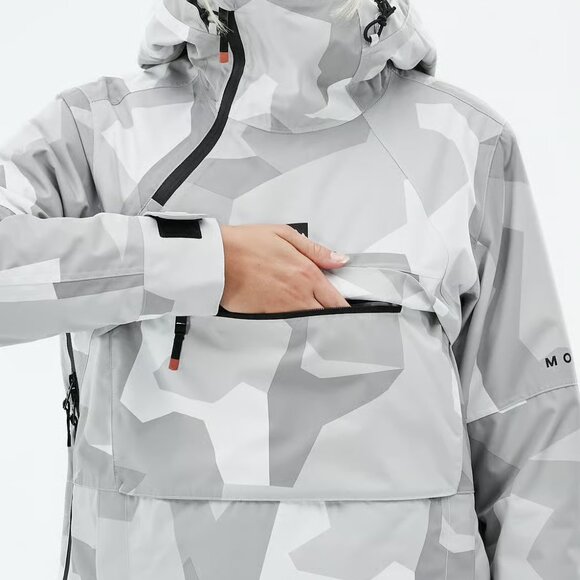 Montec - Dune Snowboard Jacket in Snow Camo (gray/white) - Picture 7 of 15
